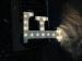 Circus Style Light Up Vintage Marquee Letter Lights 12'' / 9'' MDF Material