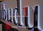 3D Illuminated LED Backlit Letters Sign with Mirror Stainless Steel face