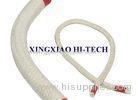 Heat Proof / Resistant Insulation Rope For Sealing White Color Braided / Twisted