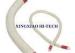 Heat Proof / Resistant Insulation Rope For Sealing White Color Braided / Twisted