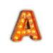 LED Alphabet Vintage Letter Lights Circus Style Light Up Sign For Room Decor