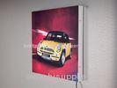 Wall Mounted Fabric LED Picture Frames With Light Backing UV Printing