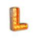 Alphabet A~Z 9" Metal Vintage Marquee Light Letters Sign Battery Operated