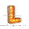 Alphabet A~Z 9" Metal Vintage Marquee Light Letters Sign Battery Operated