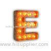 Colorful 12 Inch LED Vintage Letter Lights Alphabet Letter E Sign Customized