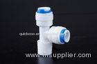 Quick Connect Tee Plant Water Fitting Connect For Pipe Line Water Filter Treatment