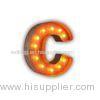 LED Marquee Vintage Metal Letters Light Up Letter 