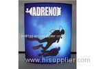 Free Standing Double Sided Fabric LED Light Box Edge Lit Waterproof