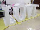 Big Wooden LED Light Up Letters Decoration Love Light Letters For Fairground