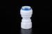 RO Filter Parts 1 4 Female Quick Connect Fittings White Body With Blue Locking Clip