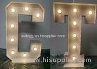 Customized Marquee LED Wedding Letter Lights For Indoor Outdoor Decoration