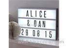 Wall Mounted DIY Customisable Cinema Lightbox Sign With USB Charge