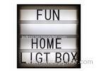 A4 Size Wood Customisable Cinematic Light Box for Decor Hight Brightness