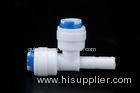 Equal Shape Water Storage Tank Ball Valve White Push Fit Stem Tee Tube