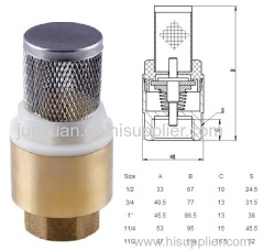 Brass Spring Check Valve