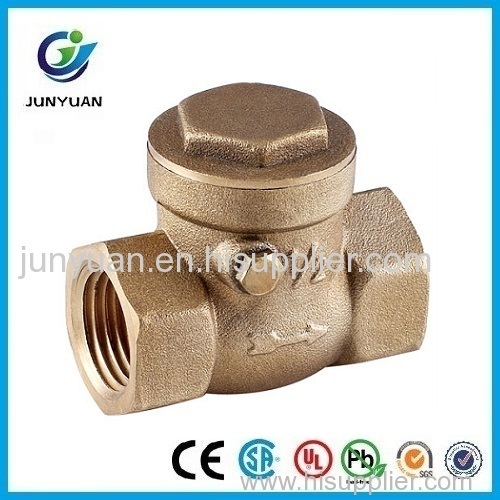 Brass Spring Check Valve With Plastic Core