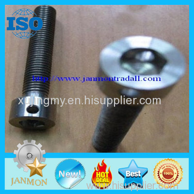 Bolt with hole Bolt with Hole in Head Hex head bolts with holes Hex bolts with holes on head High tensile bolts