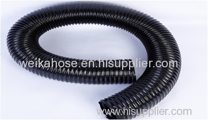 Black TPU steel wire telescopic ventilating pipe