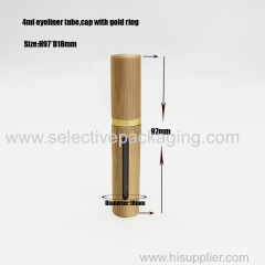 4ml eyeliner tube cap with gold ring