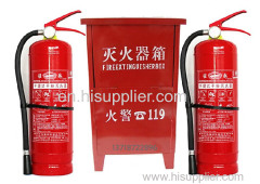 Portable dry powder fire extinguishe