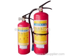 Portable dry powder fire extinguishe
