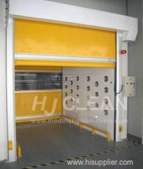 Cargo Air Shower Booth with Fast Rolling Door