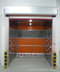 Cargo Air Shower Booth with Fast Rolling Door