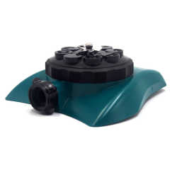 Plastic multi-pattern garden water stationary sprinkler