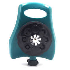 Plastic multi-pattern garden water stationary sprinkler