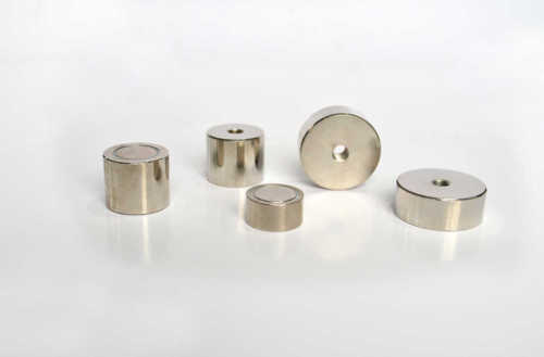 Single Pole Magnets Strong Holding Neodymium Material