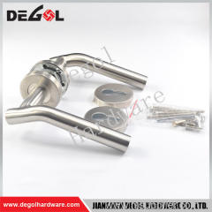 New design stainless steel tube lever types of interior door handle set