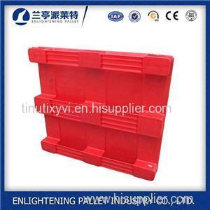 4 Ways Entry Type Use Single Face Plastic Pallet