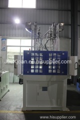 Multi-color/material vertical injection molding machine