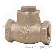 Bronze horizontal non-return valve manufacturers custom;national standard;American standard mark bronze one-way non-ret