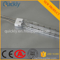 clear quartz tube shortwave infrared emitter