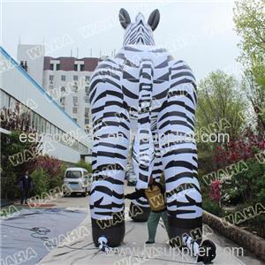 Advertising Large Inflatable Zebra Pop