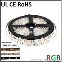 Cuttable RGB Color Changing LED Strip With UL CE RoHS Certificates