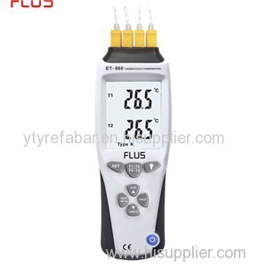 Single Dual Input Thermocouple Thermometers Datalogger
