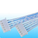 2468 EXTRUDED RIBBON CABLE Blue and white 1.5mm pitch