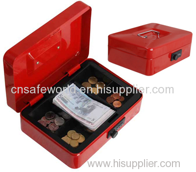 combination lock steel cash box
