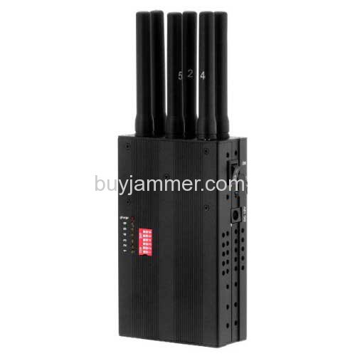 Selectable Portable 3G Mobile Phone LoJack Jammer & GPSL1 GPSL2 GPSL5 Signal Jammer