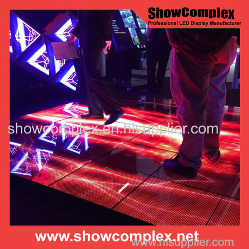 P12 Full Color Dance Floor LED Display Video Wall