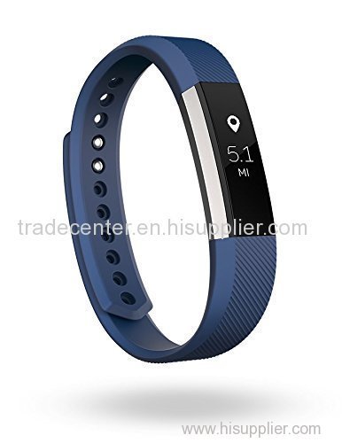 Fitbit Alta Fitness Tracker Silver Blue