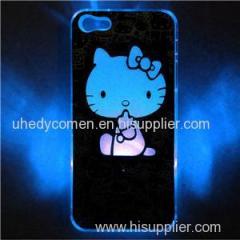 High Quality Color Changing Phone Calling Light Up Phone Case Hot Selling Customized LED Phone Case For Iphone5/5s