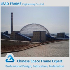 Light steel space frame coal yard for power plant