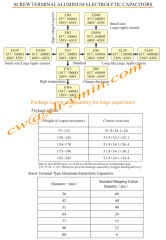 UPS Large Screw Terminal Type Aluminum electrolytic capacitor Bolt type