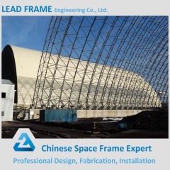 Antirust prefab space frame structure steel coal shed