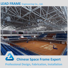 Curved design steel space frame prefab stadium from LF