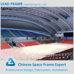 Outdoor steel space frame roof structure prefab stadium