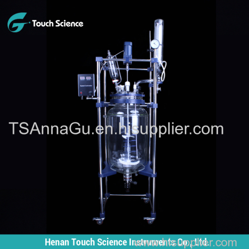 Constant Rotating Speed 100L Size Lab Glass Reactor